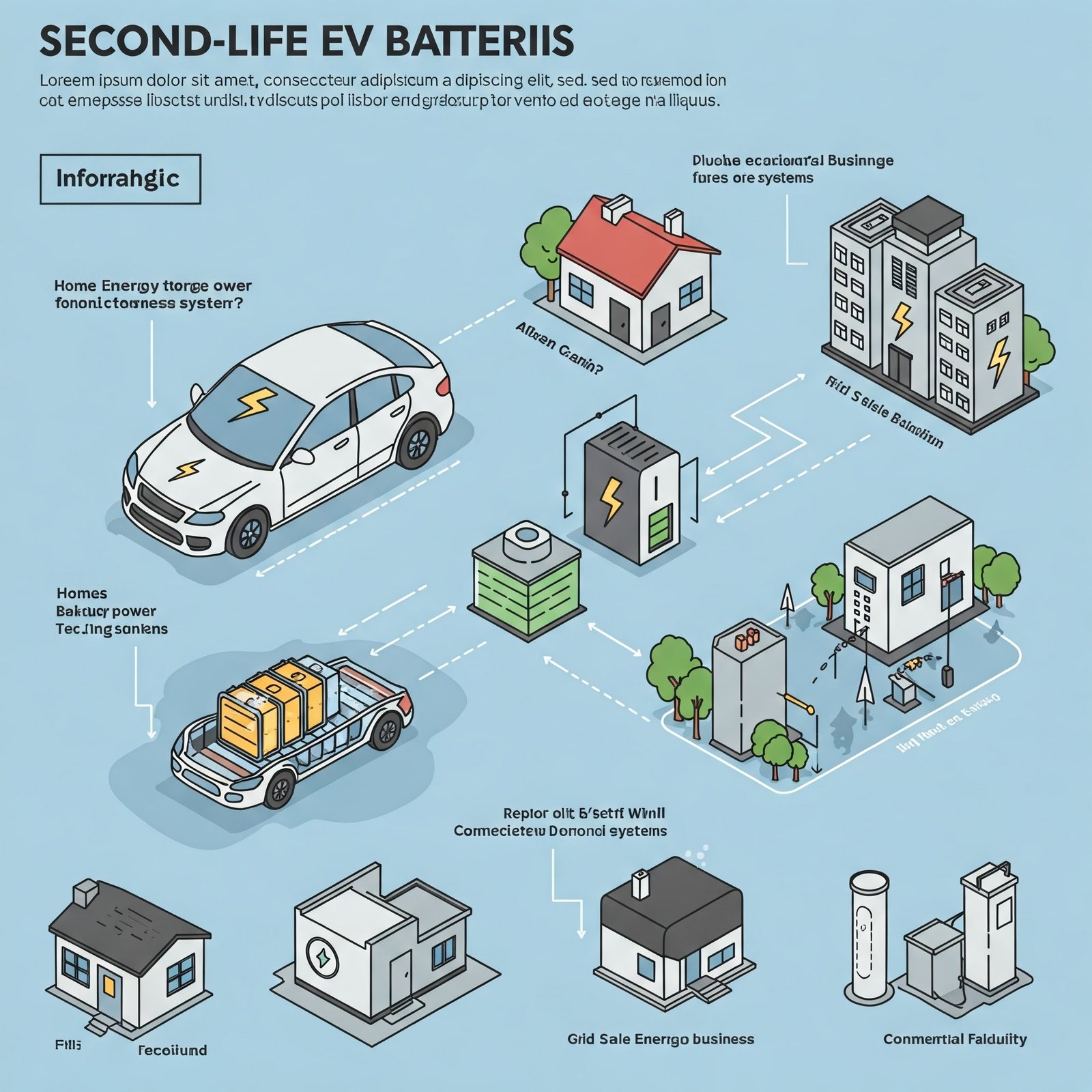 Second-Life EV Batteries: How Used Batteries Are Powering Homes and Businesses